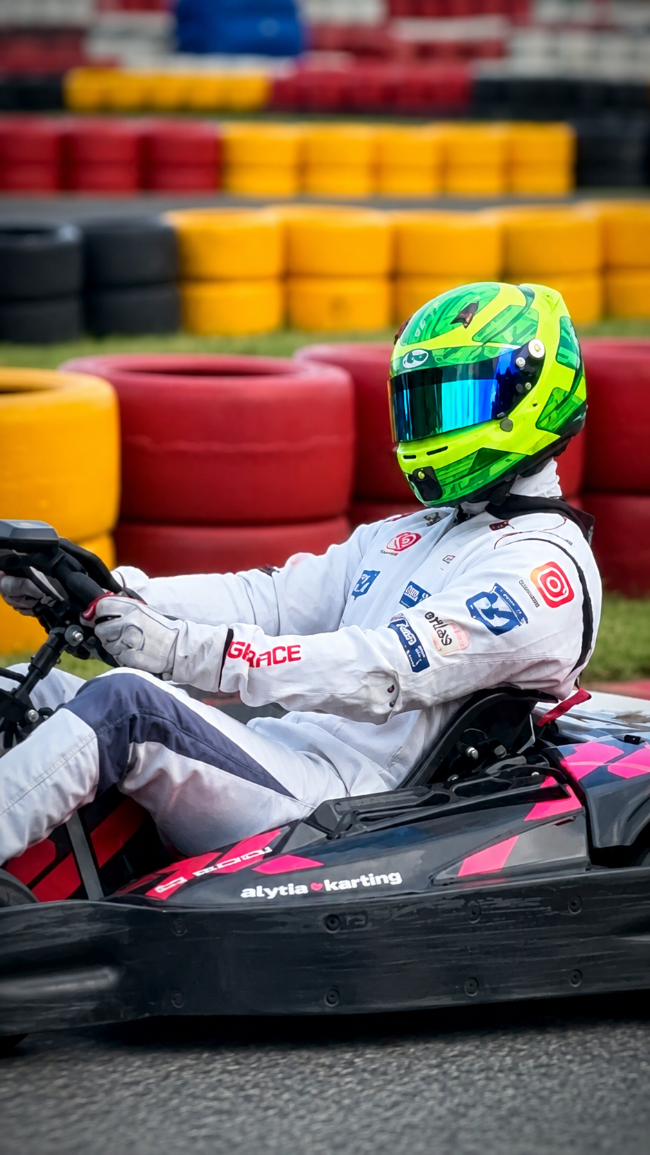 Simon Liegl im Kart